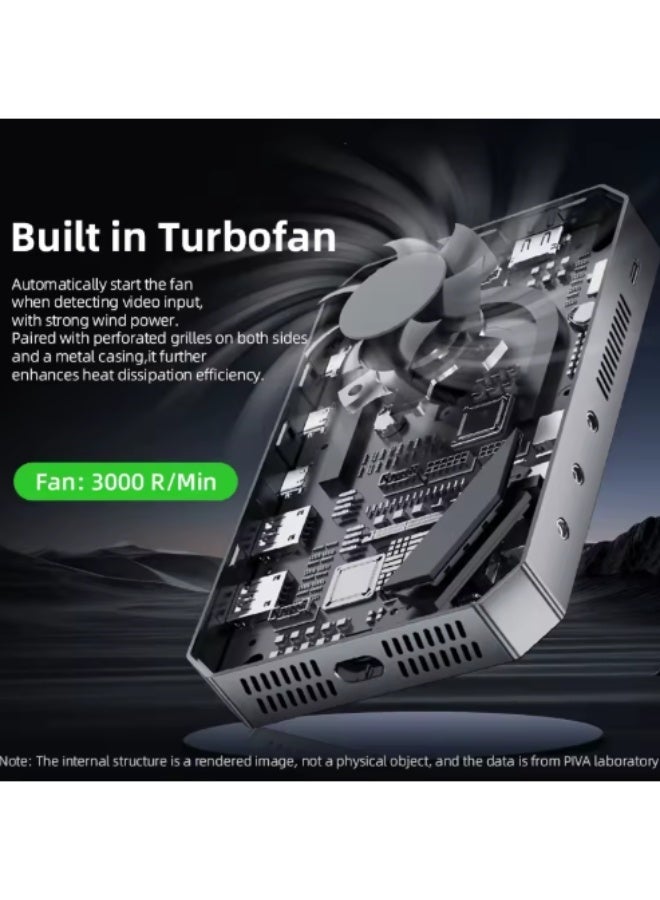 بيفا محطة إرساء التقاط الفيديو PIVA VD20 الجديدة PD100W شحن سريع 4K60 هرتز 2K144 هرتز 1080P240 هرتز USB3.2 HDMI2.0 جيجابت البث المباشر - Image 3